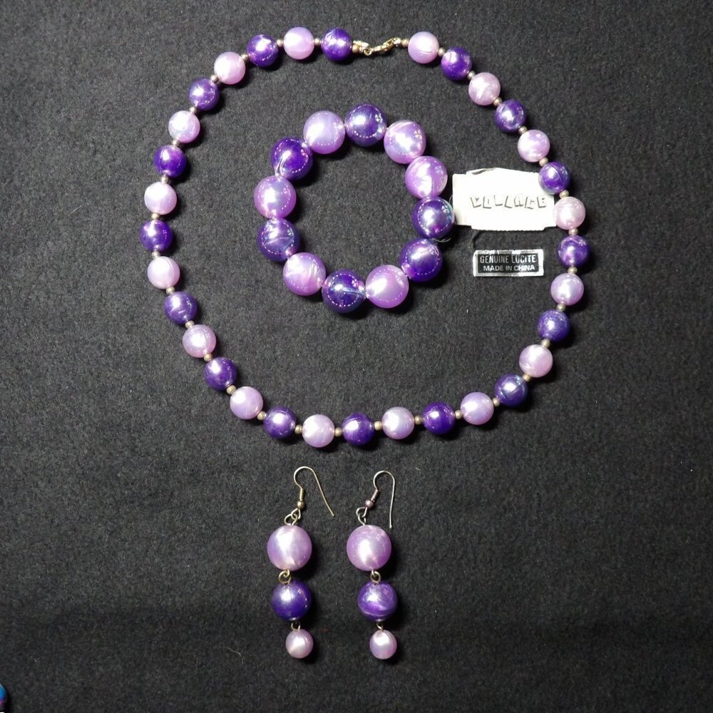 Necklace, Bracelet and Earrings